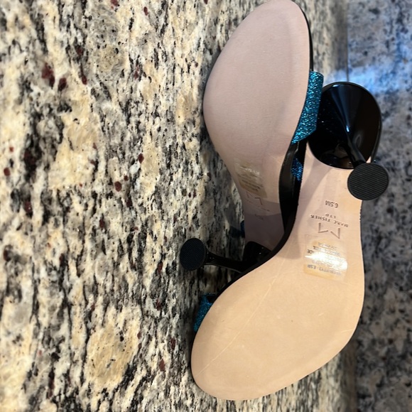 Marc Fisher Metallic Fabric Heels - Picture 10 of 10